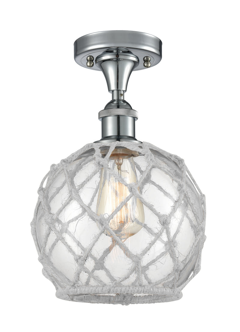 Innovations 516-1C-PC-G122-8RW-LED LED Semi-Flush Mount, Polished Chrome
