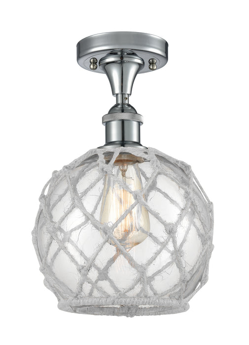 Innovations 516-1C-PC-G122-8RW-LED LED Semi-Flush Mount, Polished Chrome