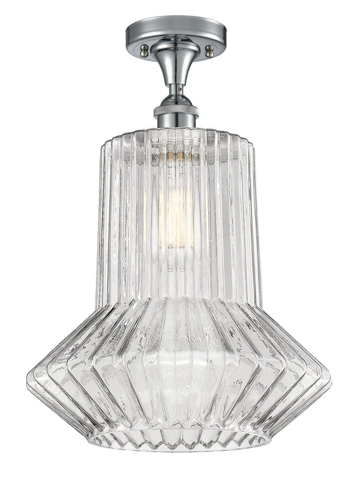 Innovations 516-1C-PC-G212-LED LED Semi-Flush Mount, Polished Chrome
