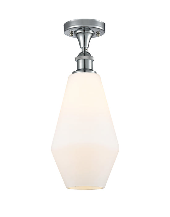 Innovations 516-1C-PC-G651-7 One Light Semi-Flush Mount, Polished Chrome