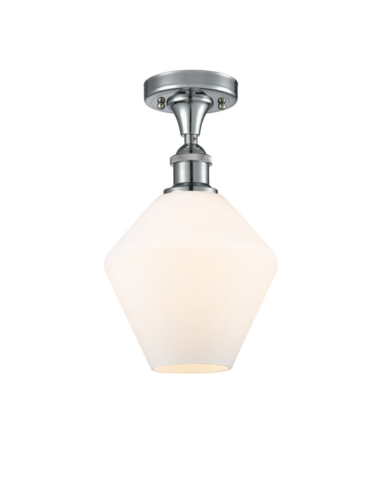 Innovations 516-1C-PC-G651-8 One Light Semi-Flush Mount, Polished Chrome