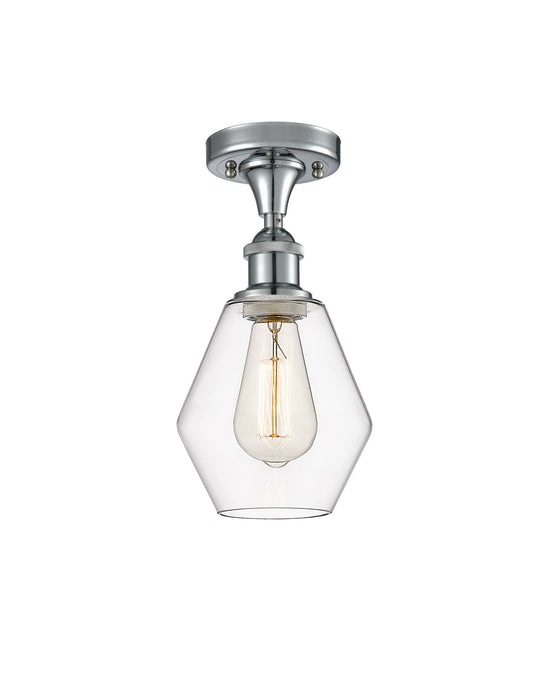 Innovations 516-1C-PC-G652-6-LED LED Semi-Flush Mount, Polished Chrome