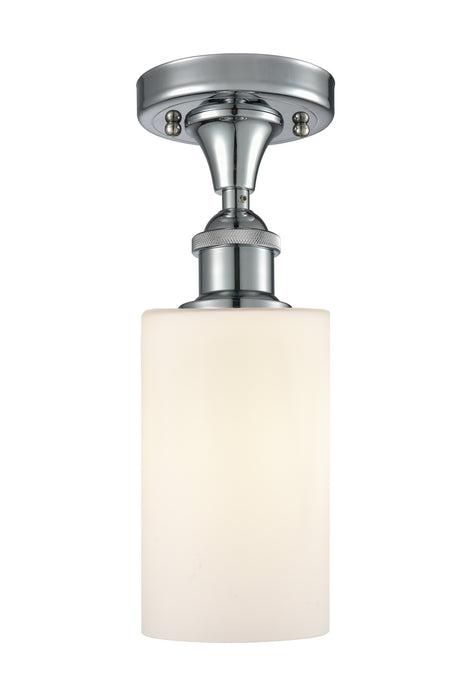 Innovations 516-1C-PC-G801 One Light Semi-Flush Mount, Polished Chrome