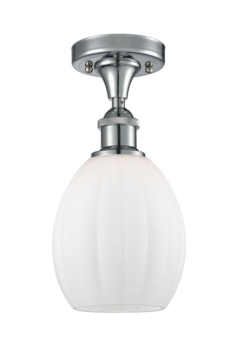 Innovations 516-1C-PC-G81 One Light Semi-Flush Mount, Polished Chrome