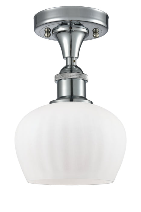 Innovations 516-1C-PC-G91-LED LED Semi-Flush Mount, Polished Chrome