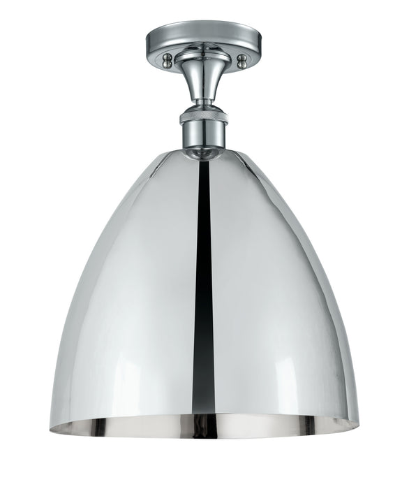 Innovations 516-1C-PC-MBD-12-PC One Light Semi-Flush Mount, Polished Chrome