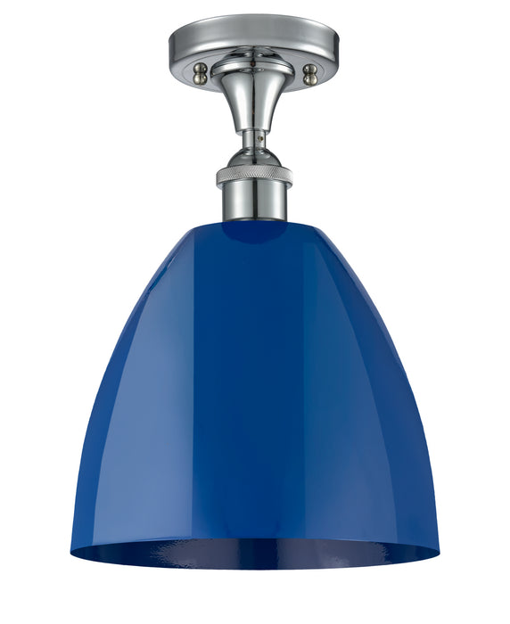 Innovations 516-1C-PC-MBD-9-BL One Light Semi-Flush Mount, Polished Chrome