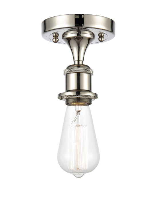 Innovations 516-1C-PN One Light Semi-Flush Mount, Polished Nickel