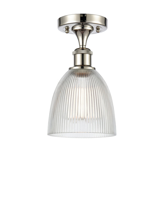 Innovations 516-1C-PN-G382-LED LED Semi-Flush Mount, Polished Nickel