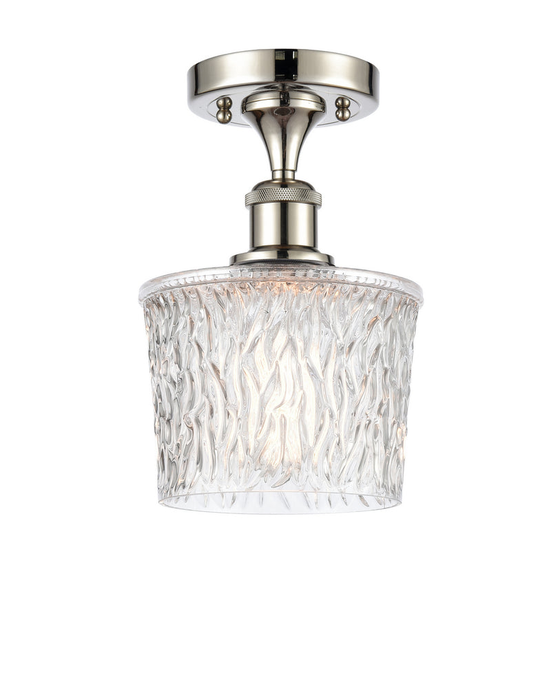 Innovations 516-1C-PN-G402-LED LED Semi-Flush Mount, Polished Nickel