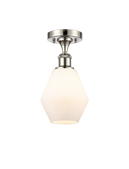 Innovations 516-1C-PN-G651-6 One Light Semi-Flush Mount, Polished Nickel