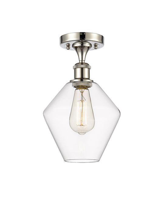 Innovations 516-1C-PN-G652-8-LED LED Semi-Flush Mount, Polished Nickel