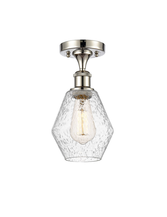 Innovations 516-1C-PN-G654-6-LED LED Semi-Flush Mount, Polished Nickel