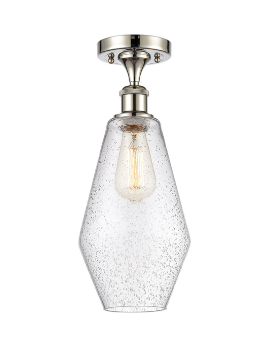 Innovations 516-1C-PN-G654-7-LED LED Semi-Flush Mount, Polished Nickel