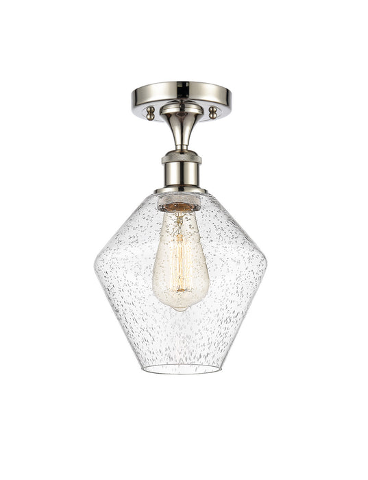 Innovations 516-1C-PN-G654-8-LED LED Semi-Flush Mount, Polished Nickel