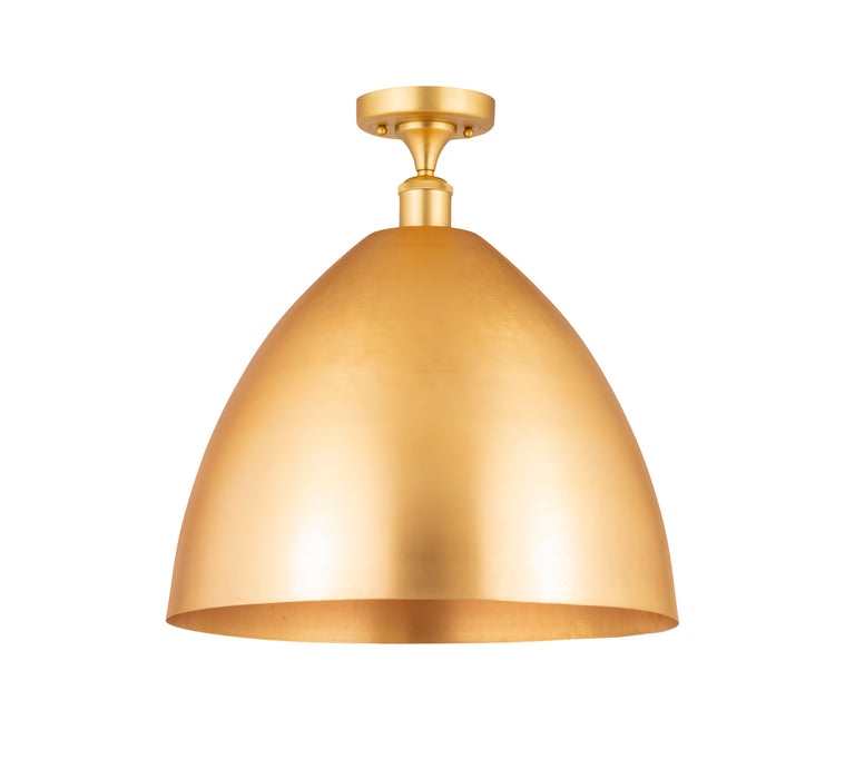 Innovations 516-1C-SG-MBD-16-SG-LED LED Semi-Flush Mount, Satin Gold