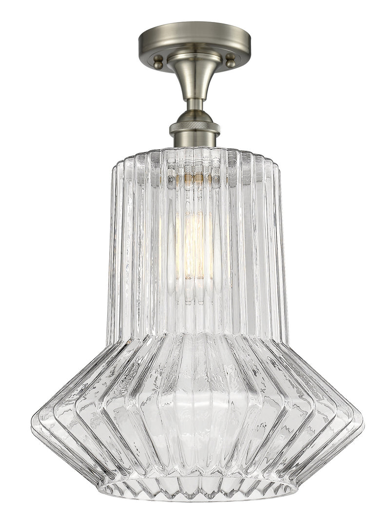 Innovations 516-1C-SN-G212-LED LED Flush Mount, Brushed Satin Nickel