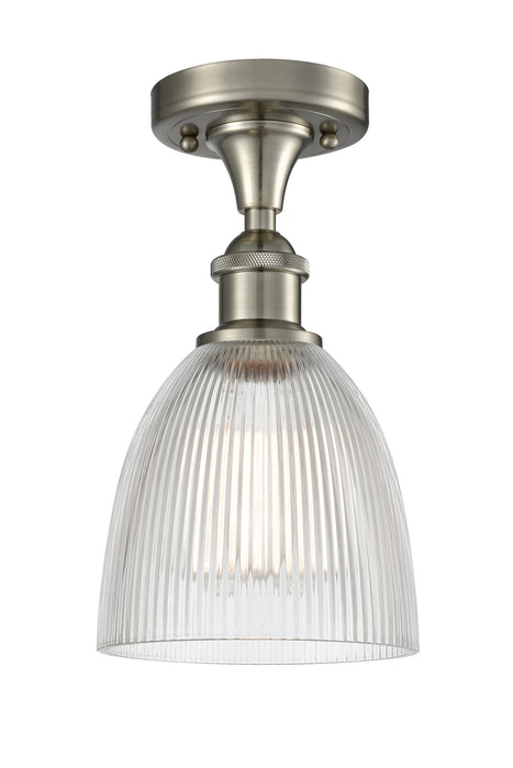 Innovations 516-1C-SN-G382 One Light Flush Mount, Brushed Satin Nickel