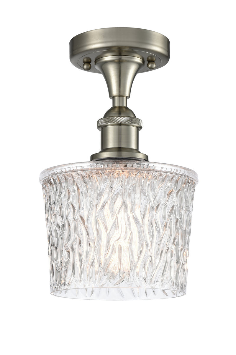 Innovations 516-1C-SN-G402-LED LED Semi-Flush Mount, Brushed Satin Nickel