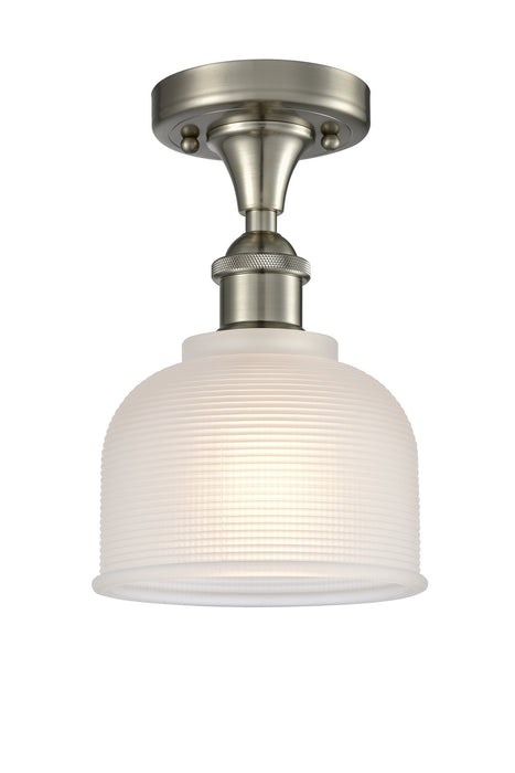 Innovations 516-1C-SN-G411-LED LED Flush Mount, Brushed Satin Nickel