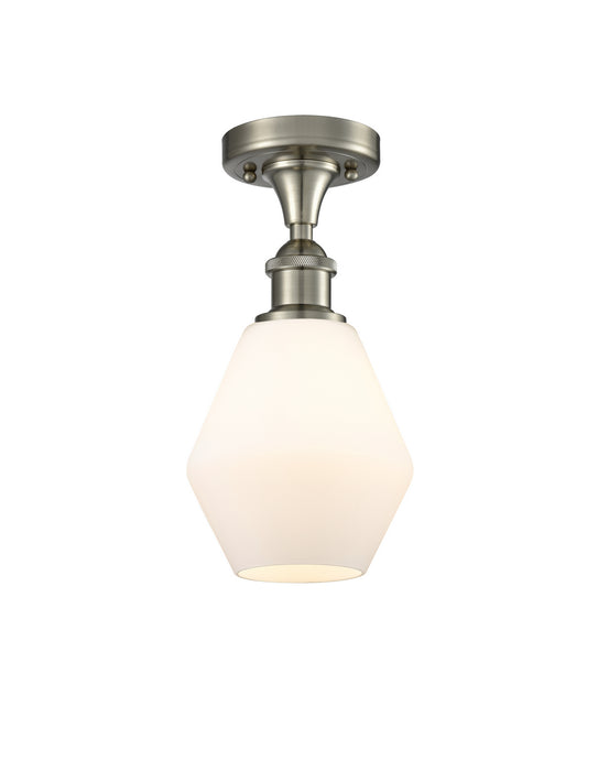 Innovations 516-1C-SN-G651-6 One Light Semi-Flush Mount, Brushed Satin Nickel