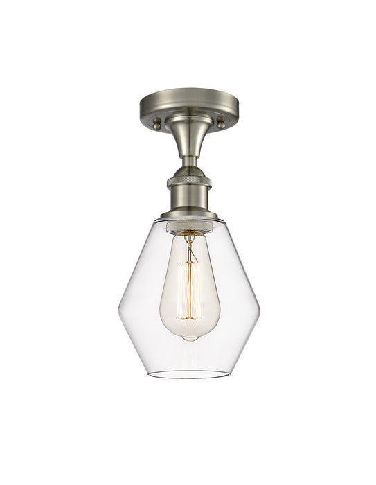 Innovations 516-1C-SN-G652-6-LED LED Semi-Flush Mount, Brushed Satin Nickel