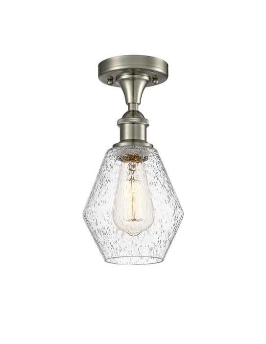 Innovations 516-1C-SN-G654-6-LED LED Semi-Flush Mount, Brushed Satin Nickel