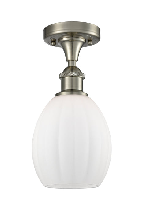 Innovations 516-1C-SN-G81-LED LED Semi-Flush Mount, Brushed Satin Nickel
