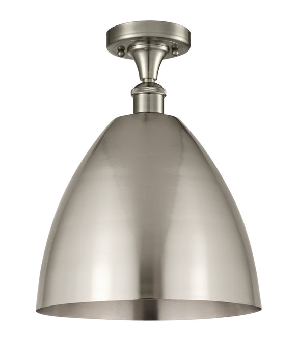 Innovations 516-1C-SN-MBD-12-SN-LED LED Semi-Flush Mount, Brushed Satin Nickel