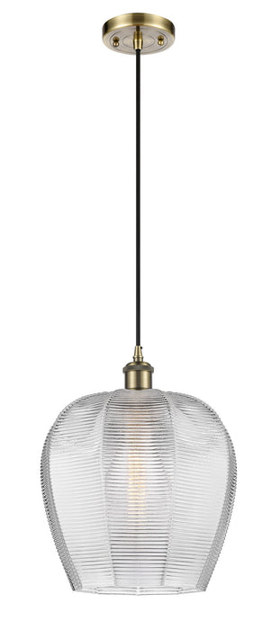 Innovations 516-1P-AB-G462-12 One Light Mini Pendant, Antique Brass