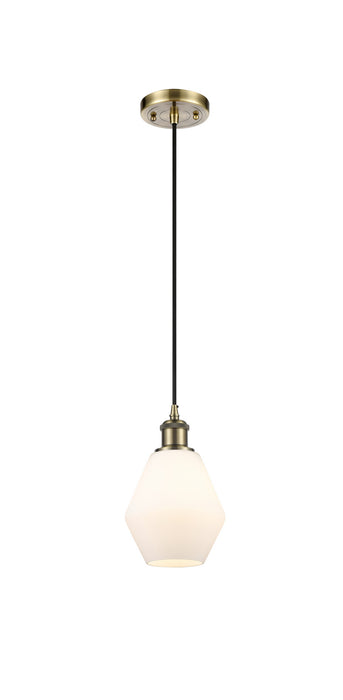 Innovations 516-1P-AB-G651-6-LED LED Mini Pendant, Antique Brass