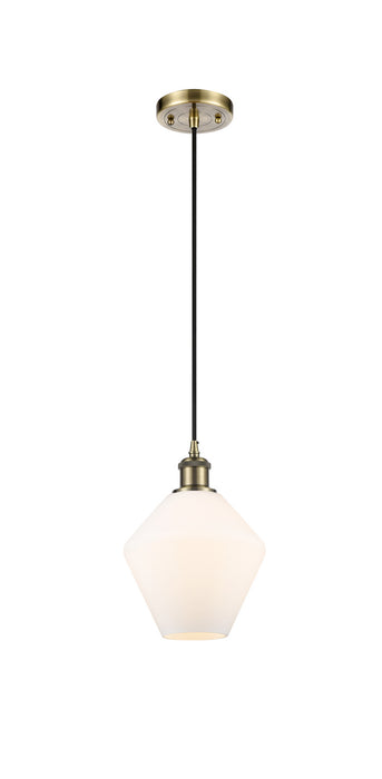 Innovations 516-1P-AB-G651-8 One Light Mini Pendant, Antique Brass