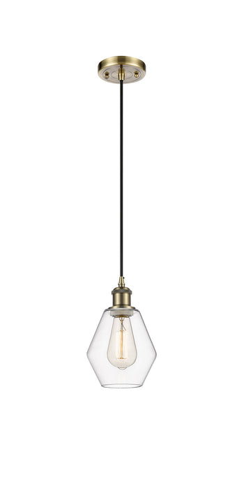 Innovations 516-1P-AB-G652-6 One Light Mini Pendant, Antique Brass