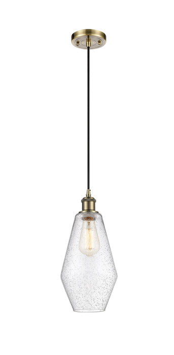 Innovations 516-1P-AB-G654-7-LED LED Mini Pendant, Antique Brass