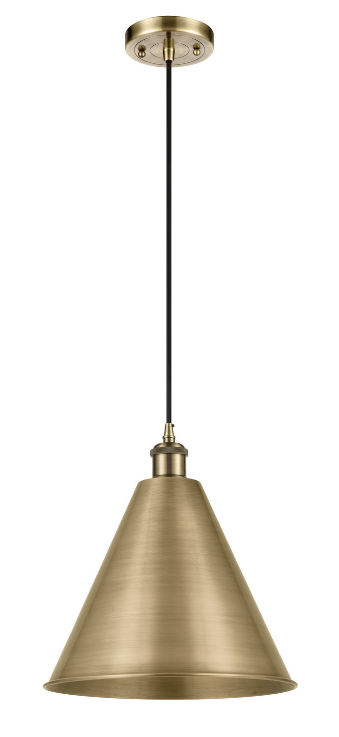 Innovations 516-1P-AB-MBC-16-AB One Light Mini Pendant, Antique Brass