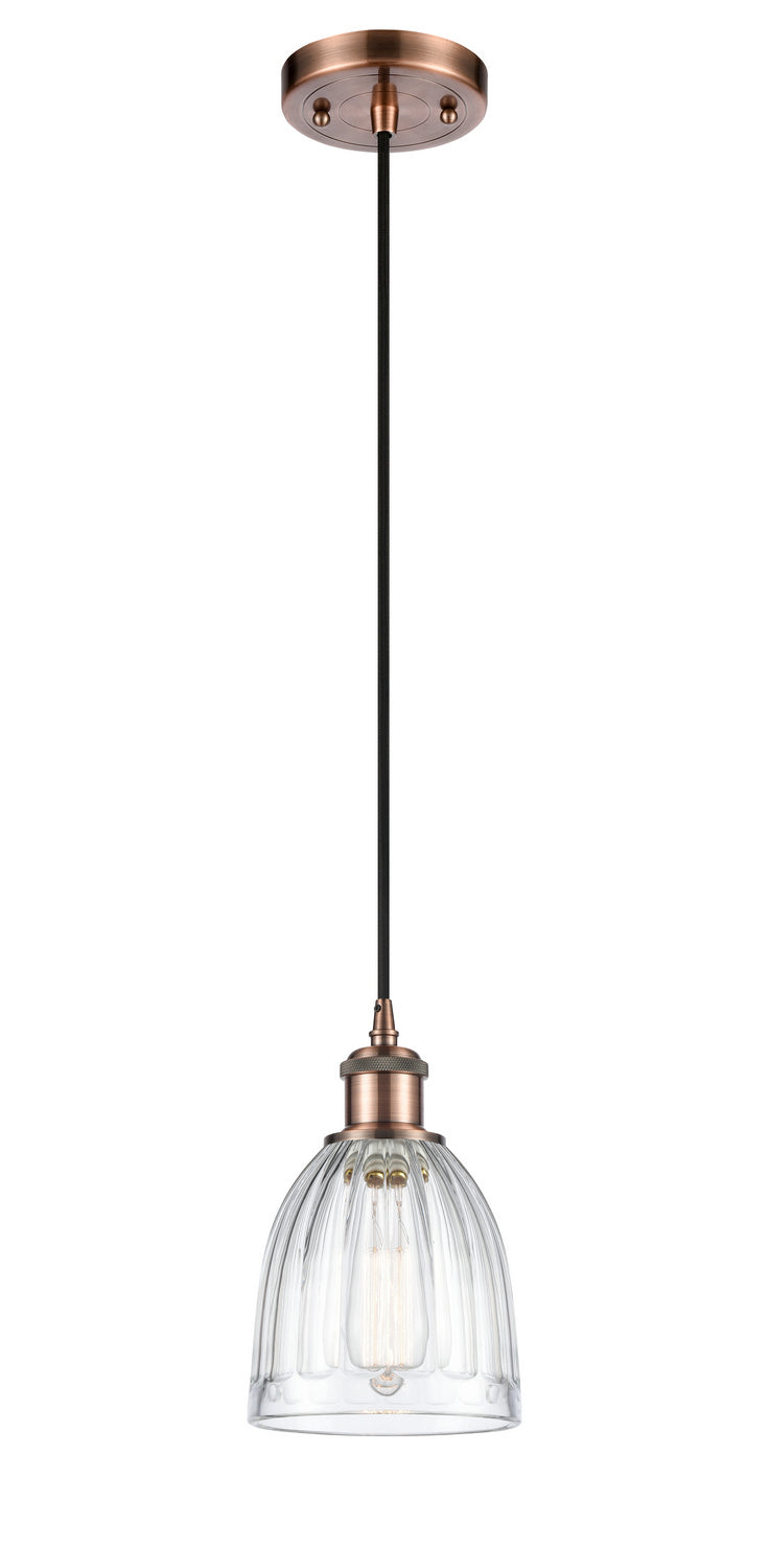 Innovations 516-1P-AC-G442-LED LED Mini Pendant, Antique Copper