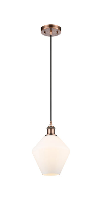 Innovations 516-1P-AC-G651-8-LED LED Mini Pendant, Antique Copper