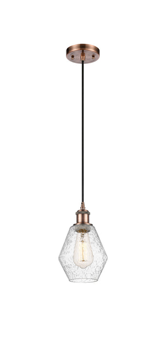 Innovations 516-1P-AC-G654-6-LED LED Mini Pendant, Antique Copper