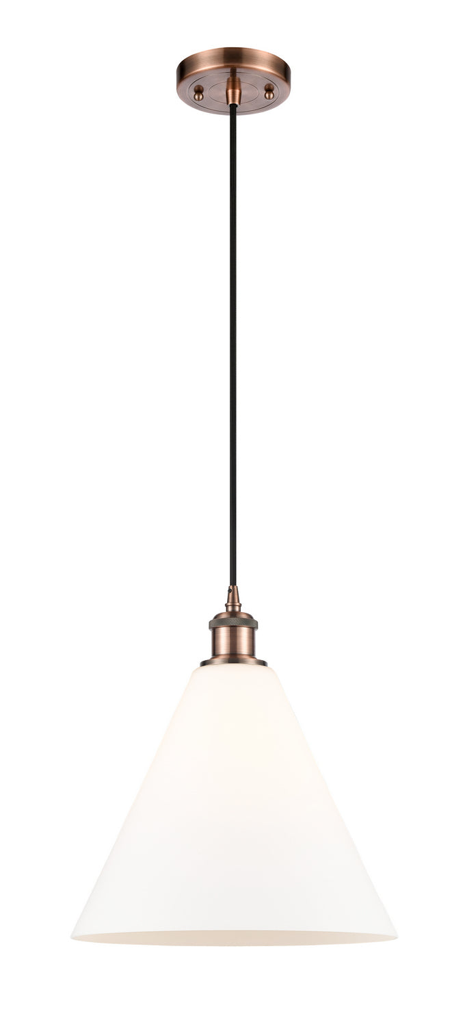 Innovations 516-1P-AC-GBC-121 One Light Mini Pendant, Antique Copper