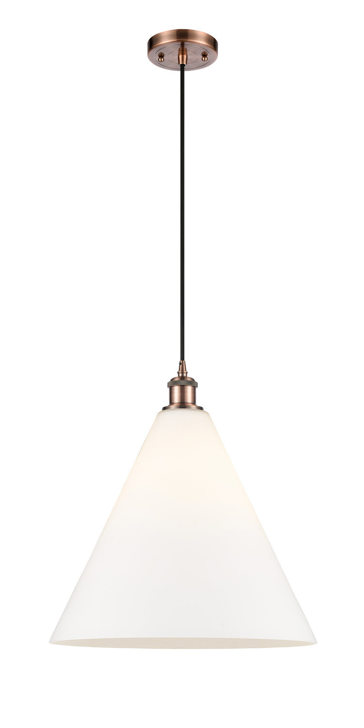 Innovations 516-1P-AC-GBC-161 One Light Pendant, Antique Copper