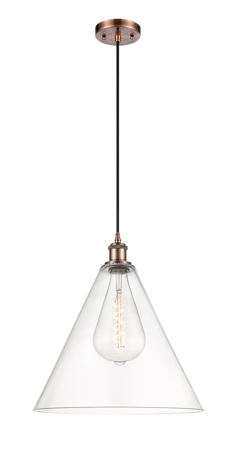 Innovations 516-1P-AC-GBC-162 One Light Pendant, Antique Copper