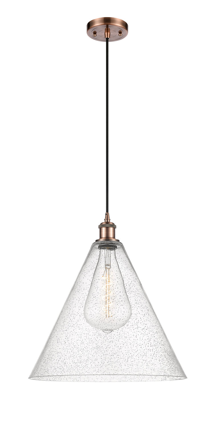 Innovations 516-1P-AC-GBC-164 One Light Pendant, Antique Copper