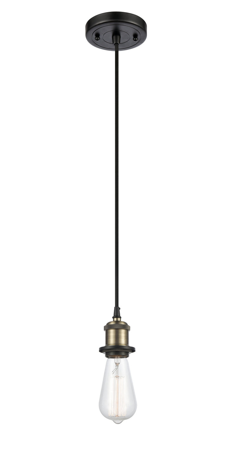 Innovations 516-1P-BAB One Light Mini Pendant, Black Antique Brass