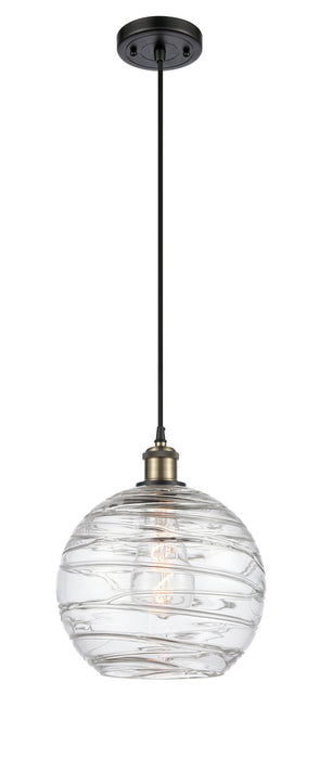 Innovations 516-1P-BAB-G1213-10 One Light Mini Pendant, Black Antique Brass