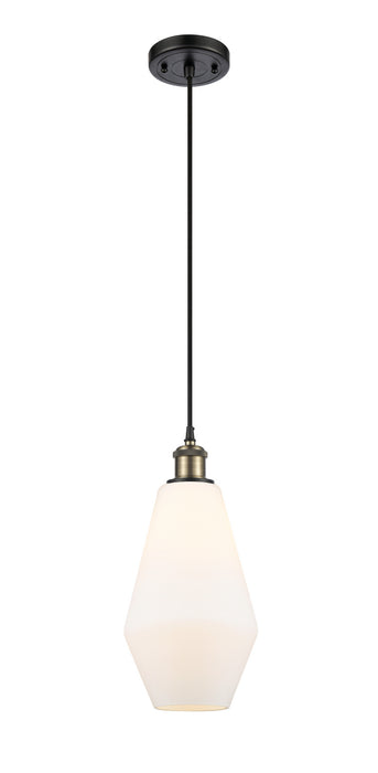 Innovations 516-1P-BAB-G651-7 One Light Mini Pendant, Black Antique Brass