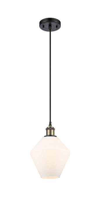 Innovations 516-1P-BAB-G651-8 One Light Mini Pendant, Black Antique Brass