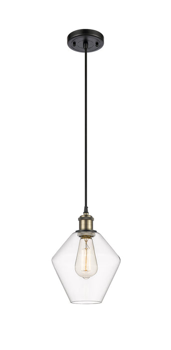 Innovations 516-1P-BAB-G652-8 One Light Mini Pendant, Black Antique Brass
