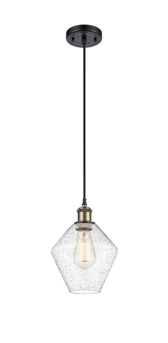 Innovations 516-1P-BAB-G654-8 One Light Mini Pendant, Black Antique Brass