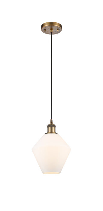 Innovations 516-1P-BB-G651-8 One Light Mini Pendant, Brushed Brass