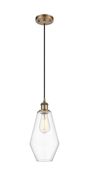 Innovations 516-1P-BB-G652-7 One Light Mini Pendant, Brushed Brass
